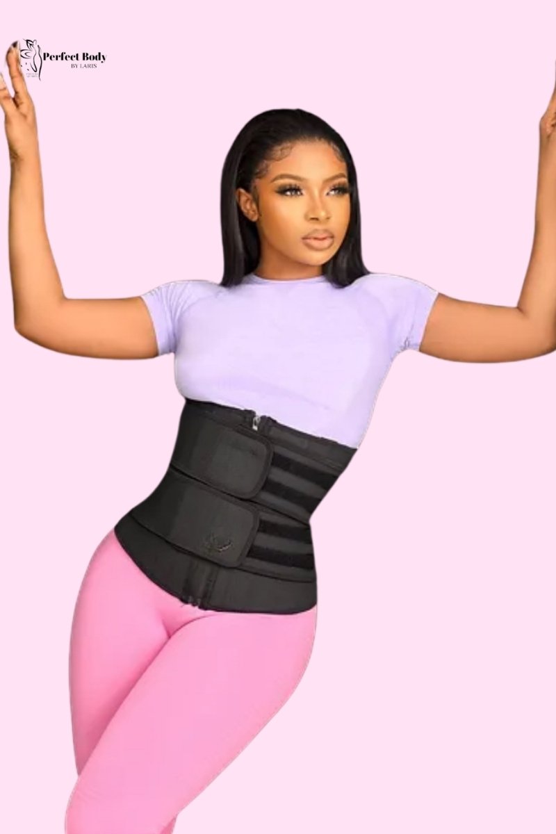 Corset minceur en Latex 25 Os d’acier doubles bandes détachables – Image 6