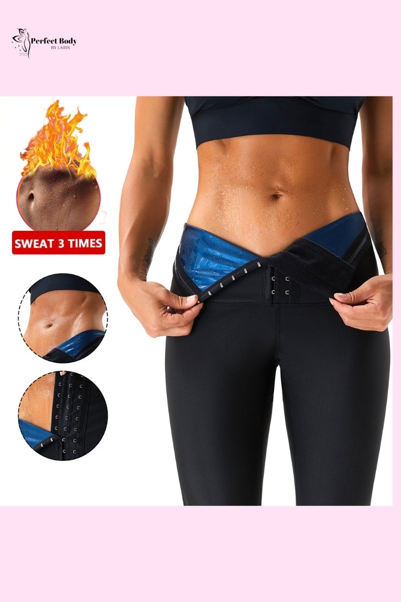 Collant de sport taille haute chauffant