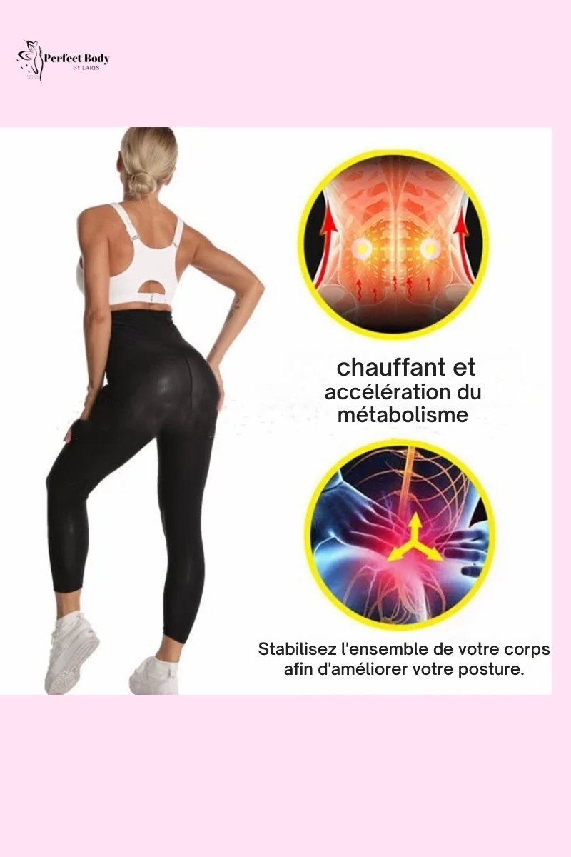 Collant de sport taille haute chauffant – Image 5