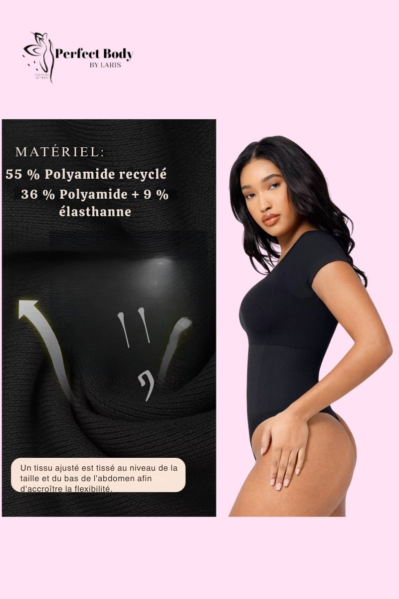 Bodysuit gainant manche courte haut de gamme “Clara” – Image 4