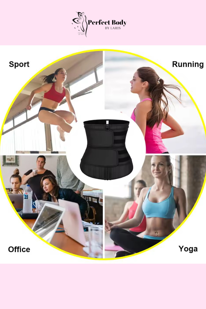 Corset minceur en Latex 25 Os d’acier doubles bandes détachables – Image 15