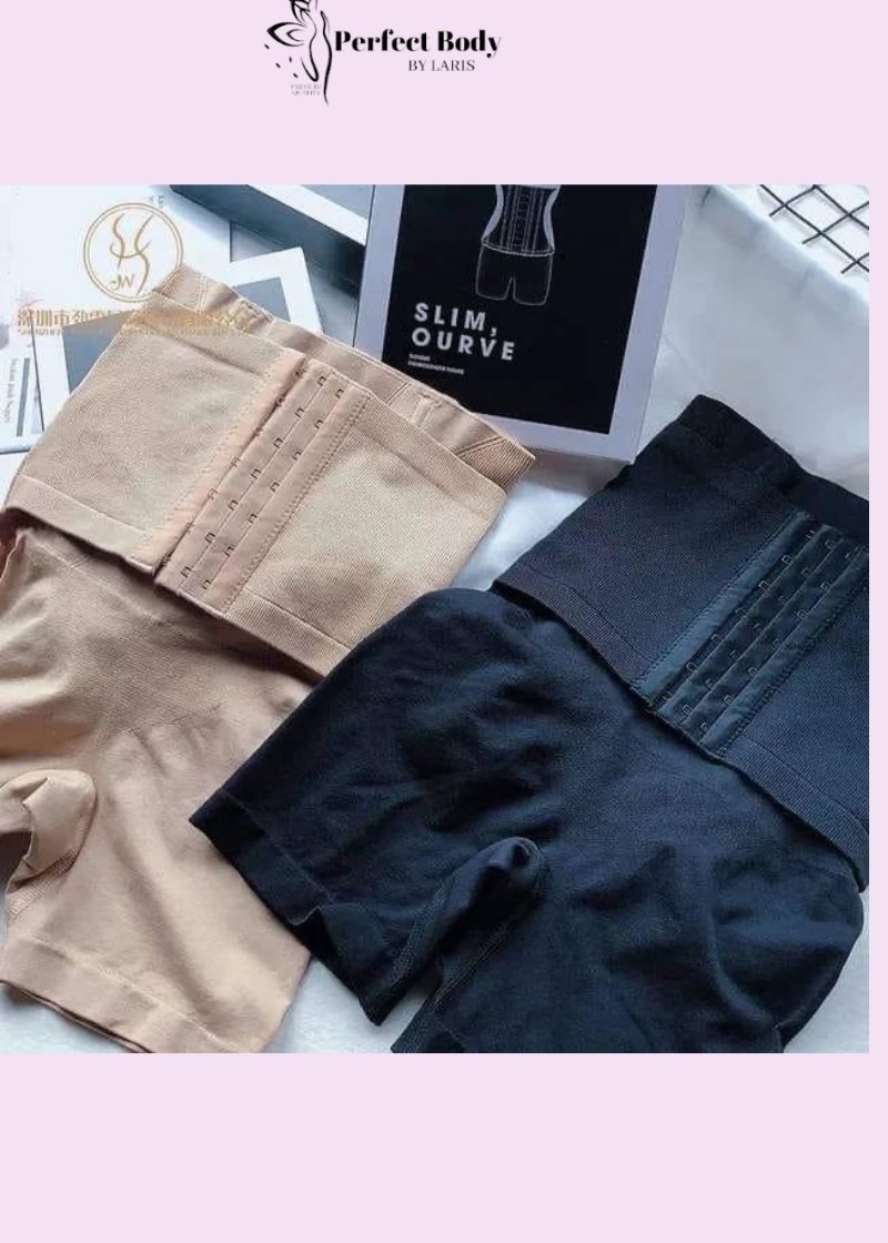 Cyliste gainant taille haute avec agrafes en coton – Image 6